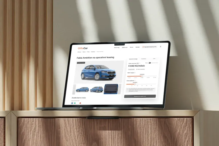 Client work preview for Olfin Car